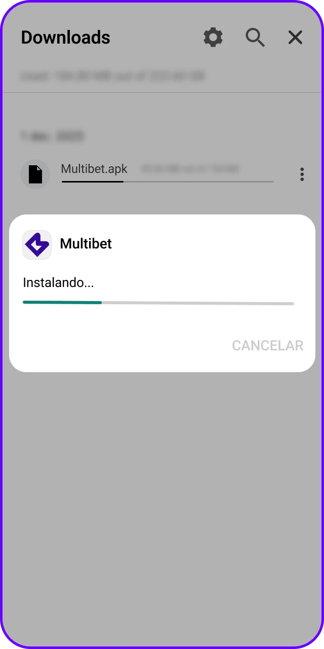 Instale o arquivo APK do MultiBet App de forma rápida e segura no Android.