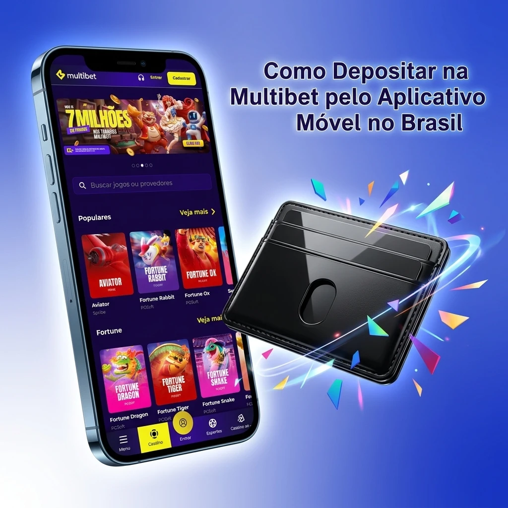 Depósito na Multibet pelo app móvel no Brasil usando Pix de forma rápida e segura