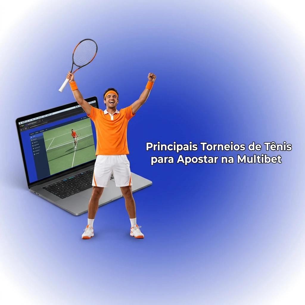 Principais torneios de tênis para apostar na Multibet: Grand Slams, ATP e WTA com mercados ao vivo